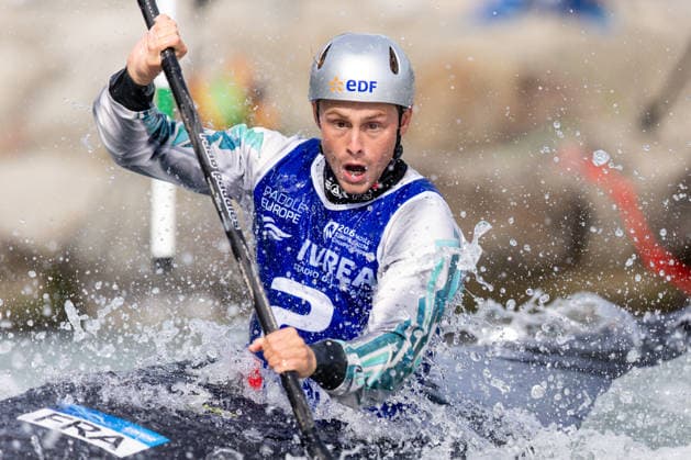 ICF Canoe Slalom European Championships Anatole Delassus during ICF Canoe Slalom European Championships in Ivrea, Italy, on September 24, 2026 Ivrea Italy  Copyright: xFotoxOlimpikx originalFilename:jastrzebowski-icfcanoe260924_npF32.jpg