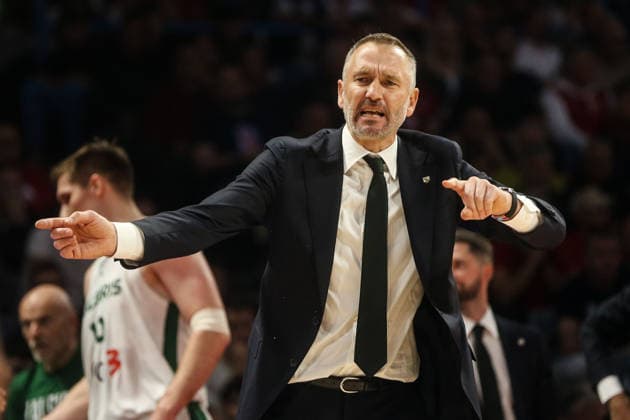 Crvena Zvezda Belgrade v Zalgiris Kaunas - EuroLeague BELGRADE, SERBIA - SEPTEMBER 24: Head Coach of Zalgiris Kaunas Tomas Masiulis is seen during EuroLeague Basketball Regular Season Round 1 game between Crvena Zvezda Meridianbet Belgrade v Zalgiris Kaunas at Belgrade Arena on September 24, 2026 in Belgrade, Serbia. Filip Stevanovic Anadolu Belgrade Serbia. Editorial use only. Please get in touch for any other usage.  Copyright: x2026xAnadoluxFilipxStevanovicx