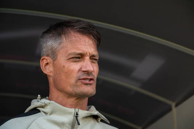 Germany Friendly Match, 2026-2027 Preseason: Sportfreunde Siegen vs. Borussia Mönchengladbach, Thursday, September 24, 2026, Leimbach Stadium, Siegen; Alexander Blessin, head coach, Borussia Mönchengladbach; cutout, close-up, portrait, individual photo, facial expression, facial features; Siegen, Leimbach Stadium, Germany Copyright: xOrhanxHabashx