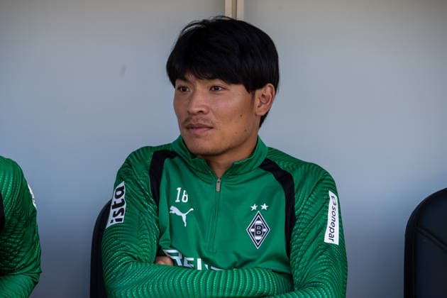 Germany Friendly Match, 2026-2027 Preseason: Sportfreunde Siegen vs. Borussia Mönchengladbach, Thursday, September 24, 2026, Leimbach Stadium, Siegen; Shuto Machino, Borussia Mönchengladbach; 18; facial expression; cropped image; close-up; portrait; single photo; Siegen; Leimbach Stadium; Germany Copyright: xOrhanxHabashx