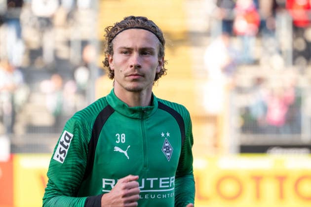 Germany Friendly Match, 2026-2027 Preseason: Sportfreunde Siegen vs. Borussia Mönchengladbach, Thursday, September 24, 2026, Leimbach Stadium, Siegen, Hugo Bolin, Borussia Mönchengladbach, 38 cutouts, close-up, portrait, single photo, facial expressions, Siegen, Leimbach Stadium, Germany Copyright: xOrhanxHabashx