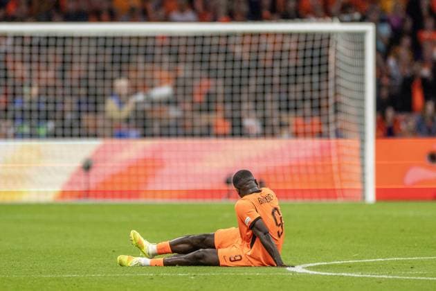 AMSTERDAM - Brian Brobbey of the Netherlands during the UEFA Nations League match between the Netherlands and Germany at the Johan Cruijff ArenA on September 24, 2026 in Amsterdam, the Netherlands. ANP KOEN VAN WEEL UEFA Nations League 2025 26 xVIxANPxSportx xxANPxIVx 569968424 originalFilename: 569968424.jpg