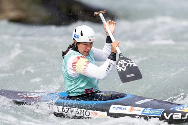 ICF Canoe Slalom European Championships Miren Lazkano during ICF Canoe Slalom European Championships in Ivrea, Italy, on September 24, 2026 Ivrea Italy  Copyright: xFotoxOlimpikx originalFilename:jastrzebowski-icfcanoe260924_npJzN.jpg