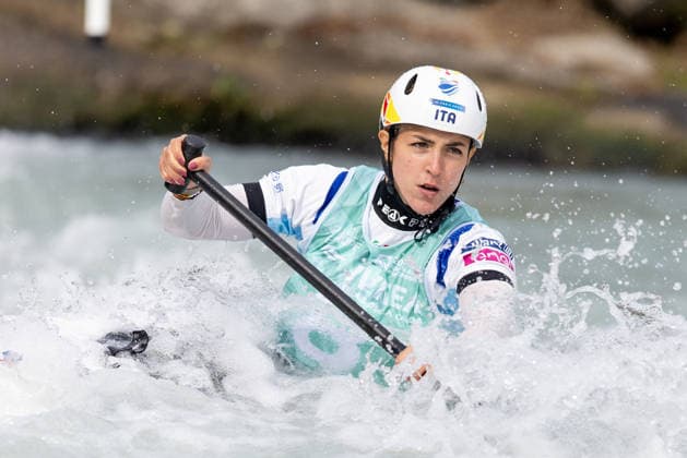 ICF Canoe Slalom European Championships Marta Bertoncelli during ICF Canoe Slalom European Championships in Ivrea, Italy, on September 24, 2026 Ivrea Italy  Copyright: xFotoxOlimpikx originalFilename:jastrzebowski-icfcanoe260924_nplak.jpg