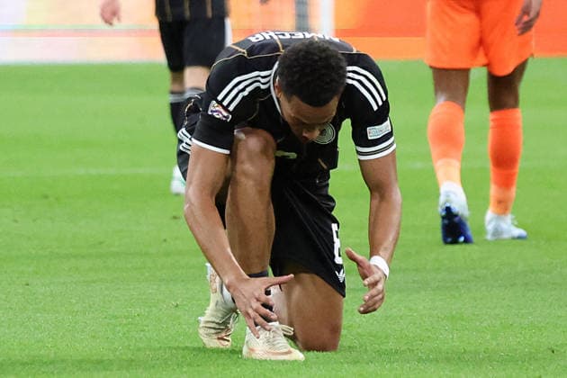 September 24, 2026, xrekx, Soccer UEFA Nations League, Netherlands vs. Germany, l Goal celebration after Felix Nmecha s goal, 0-1, Amsterdam, Germany