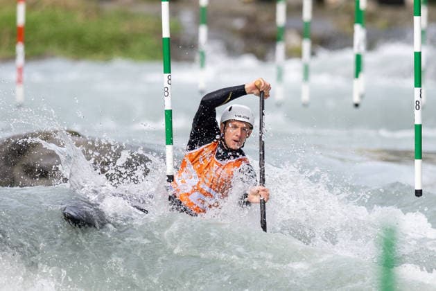 ICF Canoe Slalom European Championships Michal Wiercioch during ICF Canoe Slalom European Championships in Ivrea, Italy, on September 24, 2026 Ivrea Italy  Copyright: xFotoxOlimpikx originalFilename:jastrzebowski-icfcanoe260924_nptvY.jpg