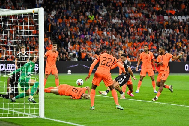 Amsterdam, Johan Cruijff Arena, September 24, 2026, GER, Men s, UEFA Nations League 2026–2027, Netherlands vs. Germany. Image: UEFA regulations prohibit any use of photographs as image sequences and or quasi-video. North Holland, Netherlands