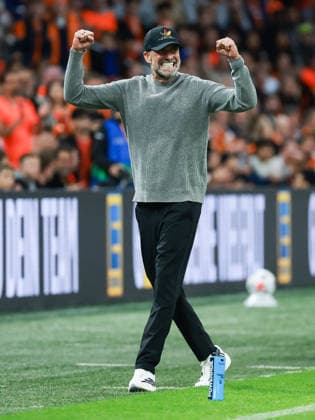 UEFA Nations League 26-27: Netherlands vs. Germany on September 24, 2026, at the Johan Cruyff Arena in Amsterdam; Coach Jürgen Juergen Jurgen Klopp of Germany reacts on the sideline MH