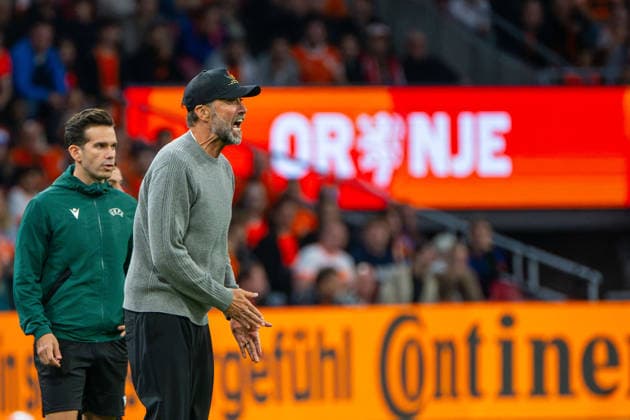 Soccer, Men s, 2026–27 Season, UEFA Nations League League A, Group 2, Matchday 1 in Amsterdam, Netherlands vs. Germany, Coach Jürgen Klopp (Germany), September 24, 2026, Copyright: xMatthiasxKochx
