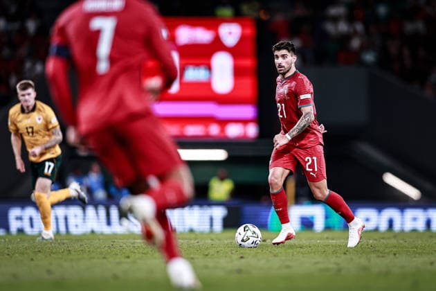 September 24, 2026, Lisboa, Lisboa, Portugal: Ruben Neves of Portugal national team, Nationalteam controls the ball during the UEFA Nations League 2026Ã¢â‚¬27 League Phase Matchday 1 match between Portugal and Wales at Estadio Jose Alvalade in Lisbon, Portugal Lisboa Portugal - ZUMAg283 20260924_zsp_g283_057 Copyright: xJoaoxGregoriox