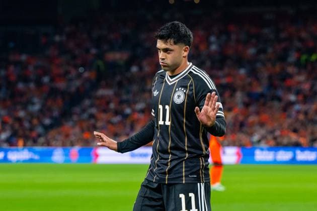 Soccer, Men s, 2026–27 Season, UEFA Nations League League A, Group 2, Matchday 1 in Amsterdam, Netherlands vs. Germany, Nadiem Amiri (Germany), September 24, 2026, Copyright: xMatthiasxKochx