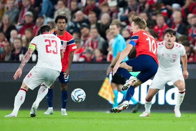 Soccer, Nations League Men Norway Denmark Oslo 20260924 Norway s Martin Odegaard during the Nations League soccer match between Norway and Denmark at Ullevaal Stadium. Photo: Fredrik Varfjell, NTB, Oslo, Norway. EDITORIAL USE ONLY. RESTRICTED USE FOR BETTING COMPANIES  Copyright: xFredrikxVarfjellx xNTBx