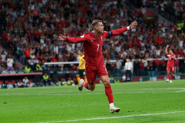 Lisbon, Portugal, September 24: David Brooks of Wales is seen celebrating after scoring a goal—he’s celebrating too early—during the UEFA Nations League 2026–27 League Phase Matchday 1 game between Portugal and Wales at Estádio José Alvalade on September 24, 2026, in Lisbon, Portugal Copyright: HMBxMedia JoaquimxFerreira