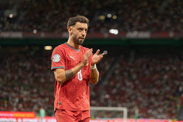 Bruno Fernandes Seen during UEFA Nations League teams of Portugal and Wales Estadio Jose Alvalade (Luis Loureiro Ball Raw Images PT) Lisboa Estadio Jose Alvalade Portugal Copyright: xLuisxLoureirox LLoureiroPortugalwales-5802