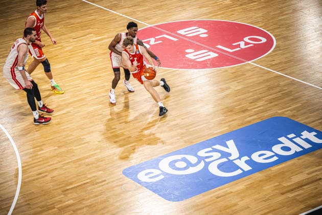 1st Basketball Bundesliga, easyCredit BBL, 2026–2027 Season, Men s Division, Regular Season, Matchday 2, September 24, 2026, RASTA Vechta vs. Bamberg Baskets, Peter Hemschemeier 7, RASTA Vechta in action, Vechta, RASTA Dome, Lower Saxony, Germany