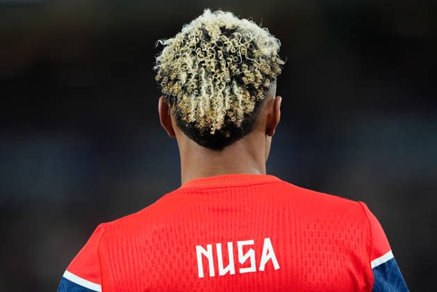 Soccer, Nations League Men Norway Denmark Oslo 20260924 Norway s Antonio Nusa during the Nations League soccer match between Norway and Denmark at Ullevaal Stadium. Photo: Fredrik Varfjell, NTB, Oslo, Norway. EDITORIAL USE ONLY. RESTRICTED USE FOR BETTING COMPANIES  Copyright: xFredrikxVarfjellx xNTBx