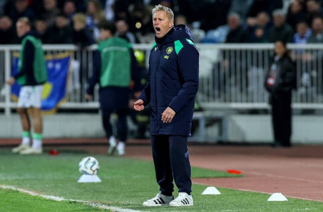 UEFA Nations League Group Stage, Fadil Vokrri Stadium, Pristina, Kosovo 24 9 2026 Kosovo vs Republic of Ireland Ireland s Head Coach Heimir Hallgrimsson Heimir Hallgrimsson 24 9 2026  Copyright: xx RB1_7678
