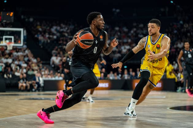 ASVEL - Maccabi Tel Aviv à Décines-Charpieu le 24 septembre 2026. Nicolas Liponne MAXPPP - Décines-Charpieu 24 09 2026 Myles Cale lors du match de basket entre l ASVEL de Lyon-Villeurbanne et le Maccabi Tel Aviv dans le cadre de la 1re journée de la compétition européenne Turkish Airlines EuroLeague, à la LDLC Arena de Décines-Charpieu, le 24 septembre 2026. A basketball game between ASVEL Lyon-Villeurbanne and Maccabi Tel Aviv as part of the first round of the Turkish Airlines EuroLeague, at the LDLC Arena in Décines-Charpieu on September 24, 2026. Décines-Charpieu Auvergne Rhône-Alpes France  Copyright: xMAXPPPxNicolasxLiponnex NLP202609245752 NLP202609245752
