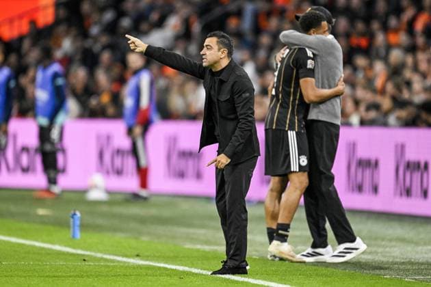 AMSTERDAM - Netherlands coach Xavi Hernandez responds during the UEFA Nations League match between the Netherlands and Germany at the Johan Cruijff ArenA on September 24, 2026 in Amsterdam, the Netherlands. ANP OLAF KRAAK UEFA Nations League 2025 26 xVIxANPxSportx xxANPxIVx 569976652 originalFilename: 569976652.jpg