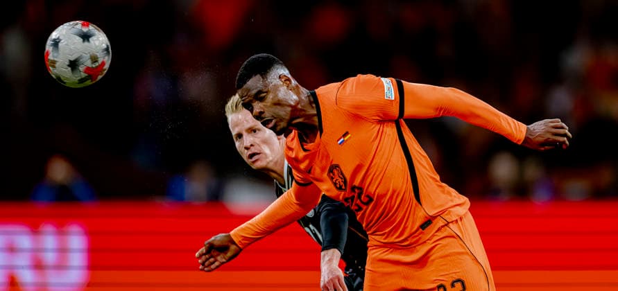 AMSTERDAM: Netherlands defender Denzel Dumfries during the UEFA Nations League match between the Netherlands and Germany at the Johan Cruijff ArenA on September 24, 2026, in Amsterdam, Netherlands. Photo by DeFodi Images