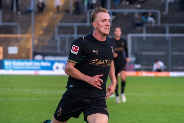 Germany Friendly Match, 2026–2027 Preseason: Sportfreunde Siegen vs. Borussia Mönchengladbach, Thursday, September 24, 2026, Leimbach Stadium, Siegen; Isac Lidberg, Borussia Mönchengladbach; 3 facial expressions, emotions, portrait; Siegen, Leimbach Stadium, Germany Copyright: xOrhanxHabashx