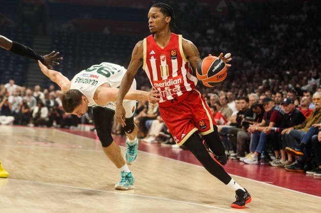 Crvena Zvezda Belgrade v Zalgiris Kaunas - EuroLeague BELGRADE, SERBIA - SEPTEMBER 24: Players in action during EuroLeague Basketball Regular Season Round 1 game between Crvena Zvezda Belgrade v Zalgiris Kaunas at Belgrade Arena on September 24, 2026 in Belgrade, Serbia. Filip Stevanovic Anadolu Belgrade Serbia. Editorial use only. Please get in touch for any other usage.  Copyright: x2026xAnadoluxFilipxStevanovicx