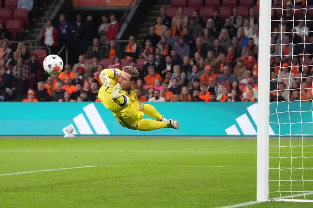Goalkeeper Marc-André ter Stegen s Brilliant Save: Germany vs. the Netherlands, September 24, 2026, Amsterdam, Nations League Matchday 1, Johann Cruijff Arena