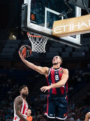 ESP Euroleague: Baskonia vs. Olympiacos BC. Tadas Sedekerskis of Baskonia during the Euroleague game between Baskonia and Olympiacos BC, played at Buesa Arena on September 24, 2026, in Vitoria, Spain. VITORIA, Spain. Basketball Copyright: xAgenciaxLOFx