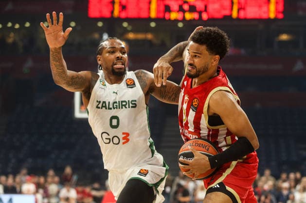 Crvena Zvezda Belgrade v Zalgiris Kaunas - EuroLeague BELGRADE, SERBIA - SEPTEMBER 24: Nick Weiler-Babb (3) of Crvena Zvezda in action during EuroLeague Basketball Regular Season Round 1 game between Crvena Zvezda Meridianbet Belgrade v Zalgiris Kaunas at Belgrade Arena on September 24, 2026 in Belgrade, Serbia. Filip Stevanovic Anadolu Belgrade Serbia. Editorial use only. Please get in touch for any other usage.  Copyright: x2026xAnadoluxFilipxStevanovicx