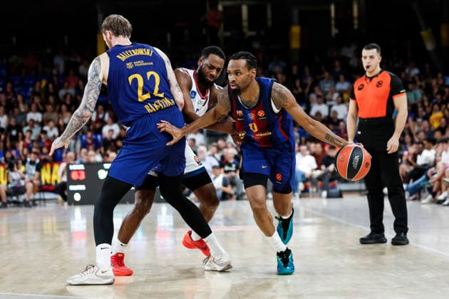 September 24, 2026, Barcelona, Barcelona, Spain: Kevin Paunter of FC Barcelona, Barca in action during the EuroLeague Regular Season Round 1 match played between FC Barcelona and Anadolu Efes at Palau Blaugrana on September 24, 2026 in Barcelona, Spain. FC Barcelona V Anadolu Efes - Euroleague 2026 2027  - ZUMAa181 20260924_zaa_a181_152 Copyright: xJavierxBorregox