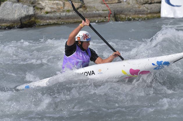 OTHER - Paddle - 2026 Paddle Europe Slalom Championships Photo by IPA ABACAPRESS.COM88932041 - Ivrea, Italy, September 24, 2026 — 2026 Paddle Europe Slalom Championships: Kayak and Canoe Slalom at the Canoe Stadium in Ivrea. GALUSKOVA Bara Team (CZE) in action during the 2026 Paddle Europe Slalom Championships Women s Kayak Teams Final Ivrea Italy  Copyright: xIPAxSport ABACAx