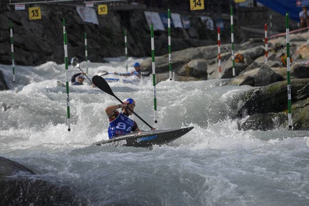 OTHER - Paddle - 2026 Paddle Europe Slalom Championships Photo by IPA ABACAPRESS.COM88932324 - Ivrea, Italy, September 24, 2026 — 2026 Paddle Europe Slalom Championships: Kayak and Canoe Slalom at the Canoe Stadium in Ivrea. Jakub KREJCI of Team CZE in action during the Men s Kayak Teams Final at the 2026 Paddle Europe Slalom Championships. Ivrea Italy  Copyright: xIPAxSport ABACAx