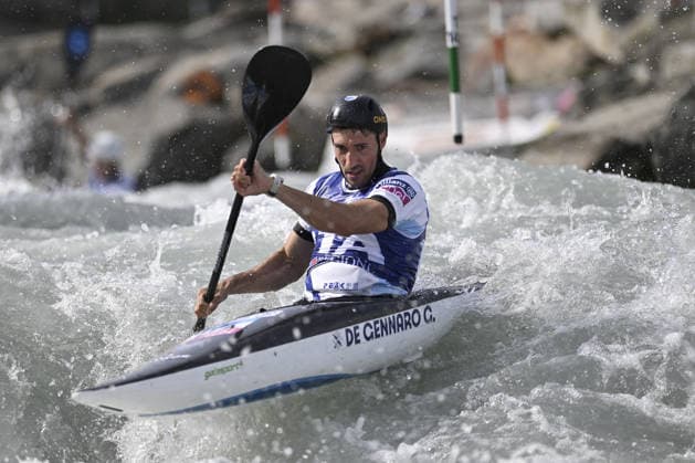 OTHER - Paddle - 2026 Paddle Europe Slalom Championships Photo by IPA ABACAPRESS.COM88932322 - Ivrea, Italy, September 24, 2026—2026 Paddle Europe Slalom Championships: Kayak and Canoe Slalom at the Canoe Stadium in Ivrea. Giovanni de Gennaro of Team ITA in action during the Men’s Kayak Teams Final at the 2026 Paddle Europe Slalom Championships Ivrea Italy  Copyright: xIPAxSport ABACAx