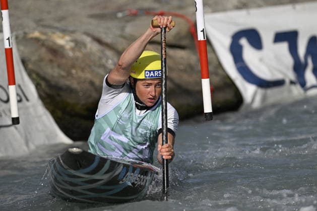 OTHER - Paddle - 2026 Paddle Europe Slalom Championships Photo by IPA ABACAPRESS.COM88932297 - Ivrea, Italy, September 24, 2026 — 2026 Paddle Europe Slalom Championships: Kayak and Canoe Slalom at the Canoe Stadium in Ivrea. HOCEVAR’s Eva Alina of Team SLO in action during the 2026 Paddle Europe Slalom Championships Women’s Canoe Teams Final Ivrea Italy  Copyright: xIPAxSport ABACAx