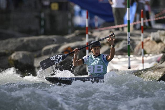 OTHER - Paddle - 2026 Paddle Europe Slalom Championships Photo by IPA ABACAPRESS.COM88932327 - Ivrea, Italy, September 24, 2026—2026 Paddle Europe Slalom Championships: Kayak and Canoe Slalom at the Canoe Stadium in Ivrea. Elena BORGHI (Team ITA) in action during the 2026 Paddle Europe Slalom Championships Women’s Canoe Teams Final Ivrea Italy  Copyright: xIPAxSport ABACAx
