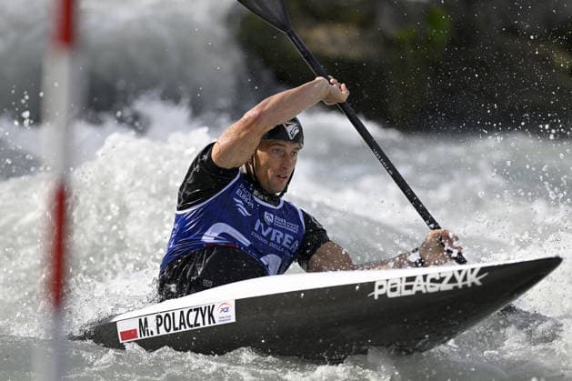 OTHER - Paddle - 2026 Paddle Europe Slalom Championships Photo by IPA ABACAPRESS.COM88932332 - Ivrea, Italy, September 24, 2026—2026 Paddle Europe Slalom Championships: Kayak and Canoe Slalom at the Canoe Stadium in Ivrea. Mateusz POLACZYK of Team POL in action during the Men’s Kayak Teams Final at the 2026 Paddle Europe Slalom Championships. Ivrea Italy  Copyright: xIPAxSport ABACAx