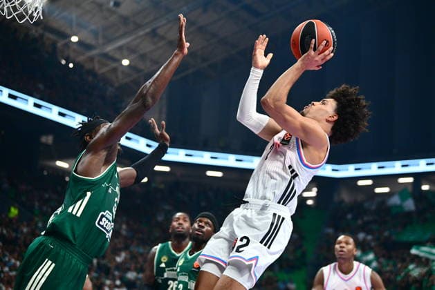 EuroLeague Basketball, Panathinaikos AKTOR Athens vs Paris Basketball - Nadir Hifi, 2 of Paris Basketball during the Euroleague regular season basketball match between Panathinaikos AKTOR Athens and Paris Basketball held at Telekom Center Athens, Greece, on September 25 2026 ATHENS Greece Copyright: xOnexInchxProductionsx 7097376