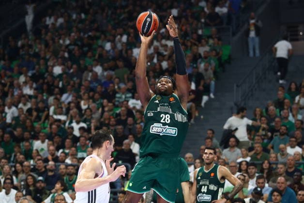 EuroLeague Basketball, Panathinaikos AKTOR Athens vs Paris Basketball - Guerschon Yabusele, 28 of Panathinaikos AKTOR Athens in action during the Euroleague regular season basketball match between Panathinaikos AKTOR Athens and Paris Basketball held at Telekom Center Athens, Greece, on September 25 2026 ATHENS Greece Copyright: xOnexInchxProductionsx 7097474