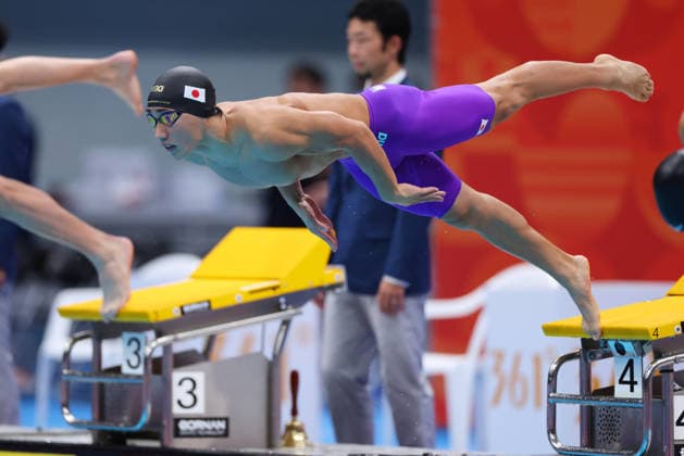 Shin Ohashi (JPN), SEPTEMBER 24, 2026 - Swimming : Men s 200m Breaststroke Final at Tokyo Aquatics Centre during the Asian Games Aichi-Nagoya 2026 in Tokyo, Japan. Noxthirdxpartyxsales  aflo_350532903 NaokixMoritax