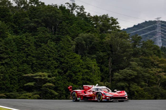 FIA WEC - 6 HOURS OF FUJI 2026 08 BUEMI SÃ bastien (swi), HARTLEY Brendon (nzl), HIRAKAWA Ryo (jpn), Toyota Racing, Toyota TR010 Hybrid 08, Hypercar, action during the 6 Hours of Fuji 2026, 6th round of the 2026 FIA World Endurance Championship, from September 25 to 27, 2026 on the Fuji Speedway in Oyama, Shizuoka, Japan - OyamaJapan  Copyright: xJULIENxDELFOSSEx