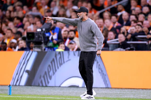 KLOPP Juergen, Head Coach of Team Germany, UEFA Nations League 2026–2027, Netherlands vs. Germany 1–1 on September 24, 2026, in Amsterdam. DFL regulations prohibit any use of photographs as image sequences and or quasi-video. Copyright: xLacixPerenyix