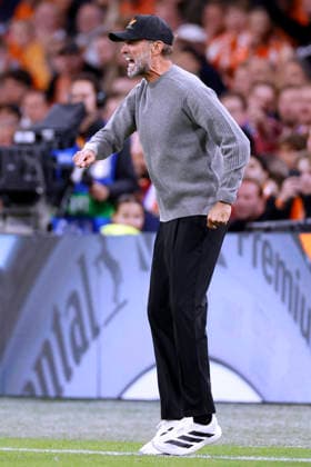 KLOPP Juergen, Head Coach of Team Germany, UEFA Nations League 2026–2027, Netherlands vs. Germany 1–1 on September 24, 2026, in Amsterdam. DFL regulations prohibit any use of photographs as image sequences and or quasi-video. Copyright: xLacixPerenyix