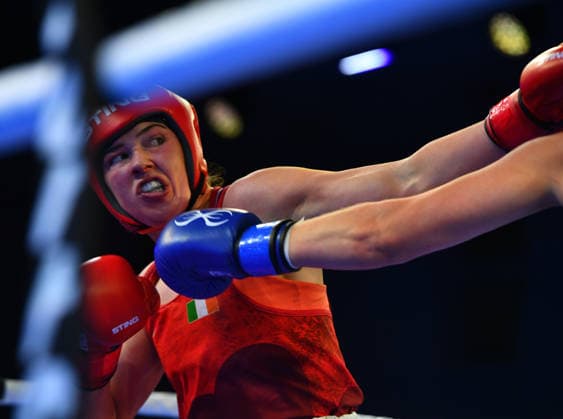 2026 European Boxing Elite Championships in Sofia Lisa O Rourke of Ireland (Red) and Anastasia Demurchian of Russia compete in the Women s 80kg final boxing bout at the 2026 European Boxing Elite Championships at Asics Arena in Sofia, Bulgaria on September 24, 2026. Sofia Bulgaria  Copyright: xMatrixxImagesx xVassilxDonevx