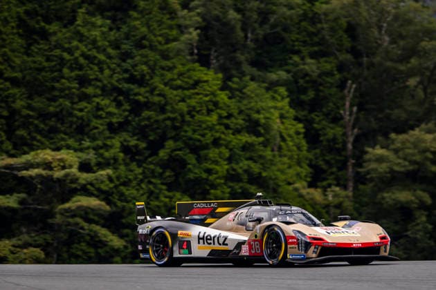 FIA WEC - 6 HOURS OF FUJI 2026 38 BAMBER Earl (nzl), BOURDAIS SÃ bastien (fra), AITKEN Jack (gbr), Cadillac Hertz Team Jota, Cadillac V-Series.R 38, Hypercar, action during the 6 Hours of Fuji 2026, 6th round of the 2026 FIA World Endurance Championship, from September 25 to 27, 2026 on the Fuji Speedway in Oyama, Shizuoka, Japan - OyamaJapan  Copyright: xJULIENxDELFOSSEx