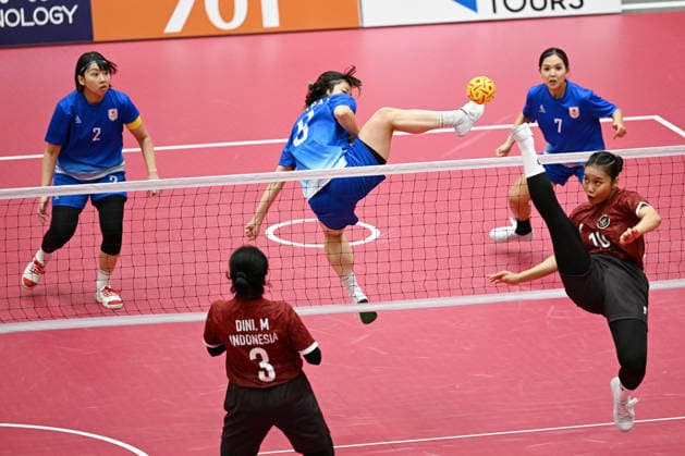 Kayo Togami (JPN), SEPTEMBER 25, 2026 - Sepaktakraw : Women s Team Regu Bronze Medal Match at Nagoya City Mizuho Park Gymnasium during the Asian Games Aichi-Nagoya 2026 in Aichi, Japan. Noxthirdxpartyxsales  aflo_350757947 KenjiroxMatsuox