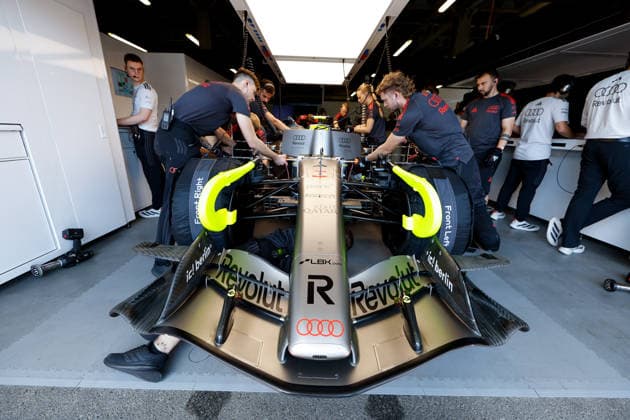 F1 - AZERBAIJAIN GRAND PRIX 2026 Audi F1 Team during the 2026 Formula 1 Azerbaijan Grand Prix, 15th round of the 2026 Formula One World Championship, WM, Weltmeisterschaft from September 24 to 26, 2026 on the Baku City Circuit, in Baku, Azerbaijan - BakuAzerbaijan  Copyright: xDPPIx