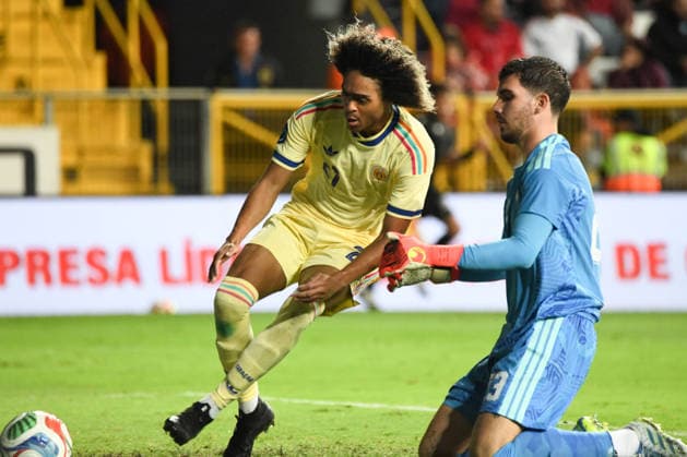 Costa Rica national team, Nationalteam against Curacao National Team. 2026 2027 Concacaf Nations League A match. Curacao National Team goal celebration, scored by midfielder Tahith Chong (21), during the match played between the National Teams of Costa Rica and Curacao. 2026 2027 Concacaf Nations League League A, Group A. 24.09.26. Ricardo Saprissa Stadium, Tibas, San Jose, Costa Rica. Photo Jose Campos PMEimages San Jose San Jose Costa Rica Copyright: xJosexCamposx xPMEimagesx