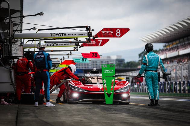 FIA WEC - 6 HOURS OF FUJI 2026 08 BUEMI SÃ bastien (swi), HARTLEY Brendon (nzl), HIRAKAWA Ryo (jpn), Toyota Racing, Toyota TR010 Hybrid 08, Hypercar, action during the 6 Hours of Fuji 2026, 6th round of the 2026 FIA World Endurance Championship, from September 25 to 27, 2026 on the Fuji Speedway in Oyama, Shizuoka, Japan - OyamaJapan  Copyright: xANTONINxVINCENTx