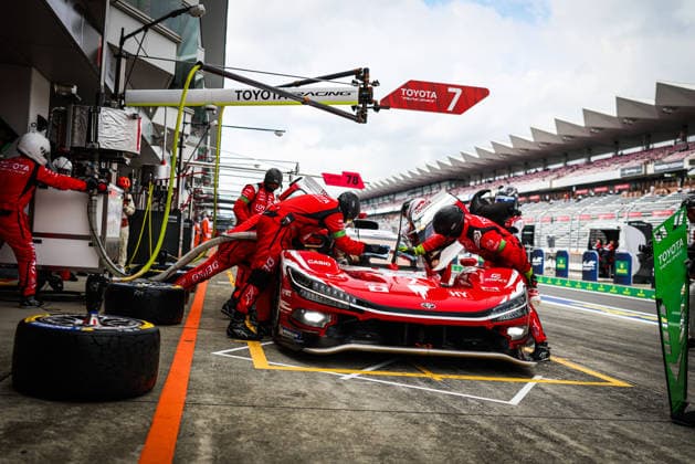 FIA WEC - 6 HOURS OF FUJI 2026 07 CONWAY Mike (gbr), KOBAYASHI Kamui (jpn), DE VRIES Nyck (nld), Toyota Racing, Toyota TR010 Hybrid 07, Hypercar, action during the 6 Hours of Fuji 2026, 6th round of the 2026 FIA World Endurance Championship, from September 25 to 27, 2026 on the Fuji Speedway in Oyama, Shizuoka, Japan - OyamaJapan  Copyright: xANTONINxVINCENTx