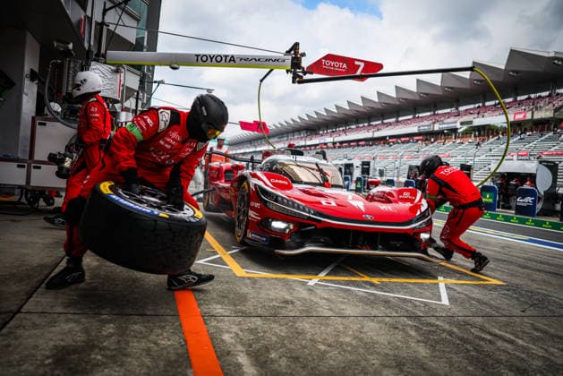 FIA WEC - 6 HOURS OF FUJI 2026 07 CONWAY Mike (gbr), KOBAYASHI Kamui (jpn), DE VRIES Nyck (nld), Toyota Racing, Toyota TR010 Hybrid 07, Hypercar, action during the 6 Hours of Fuji 2026, 6th round of the 2026 FIA World Endurance Championship, from September 25 to 27, 2026 on the Fuji Speedway in Oyama, Shizuoka, Japan - OyamaJapan  Copyright: xANTONINxVINCENTx